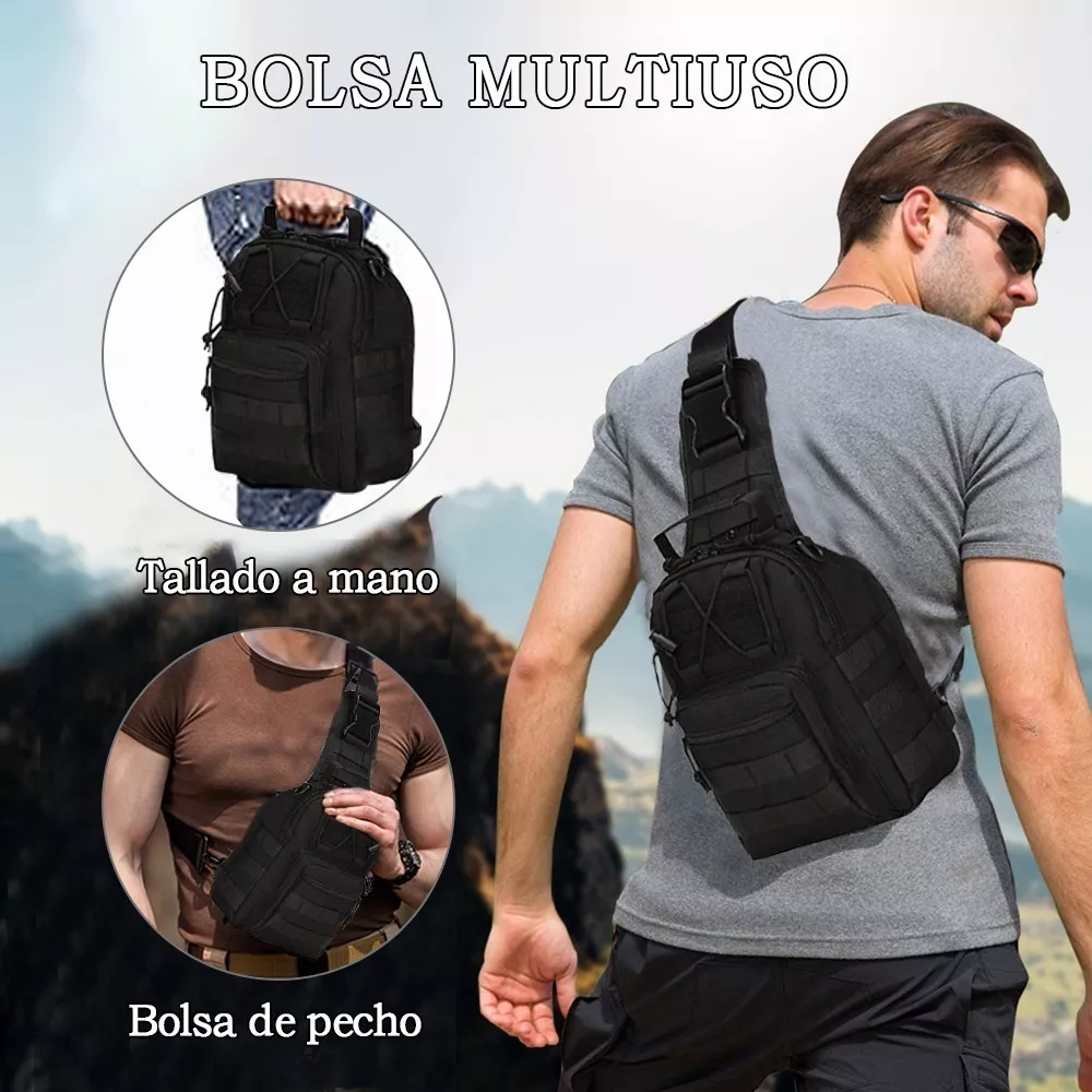 Mochila Táctica Multifunción Mochila Cuerpo Cruzada Campismo