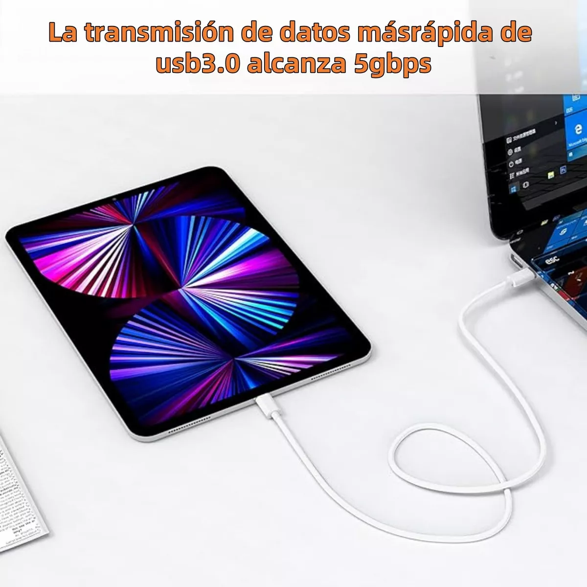 2m Cable Para iPad iPhone 11 12 13 14 De Carga Rápida Conjunto