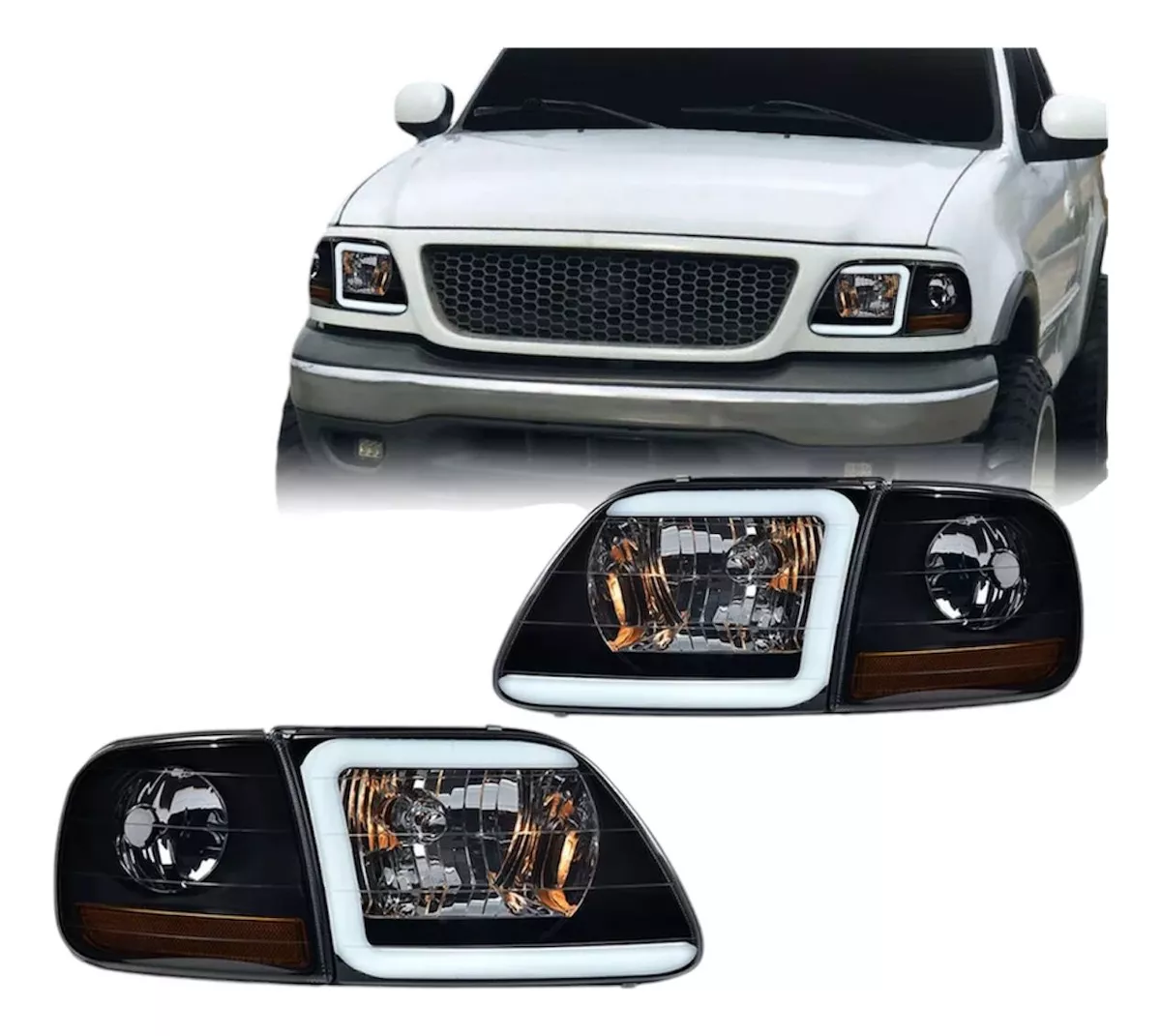 Faros F-150 Led 97 98 99 2000 2001 2002 2003 2004