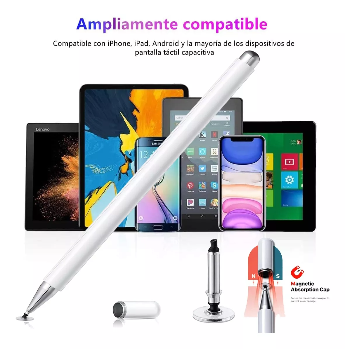 Funda+teclado Iluminado+mouse+lápiz Para Galaxy Tab A9+ Plus