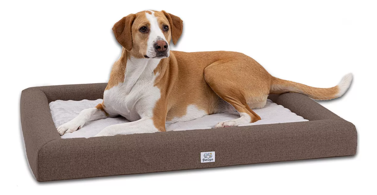 Cama Perro Mascota Pet2go Ortop&eacute;dica-Cozy Grande 90x65