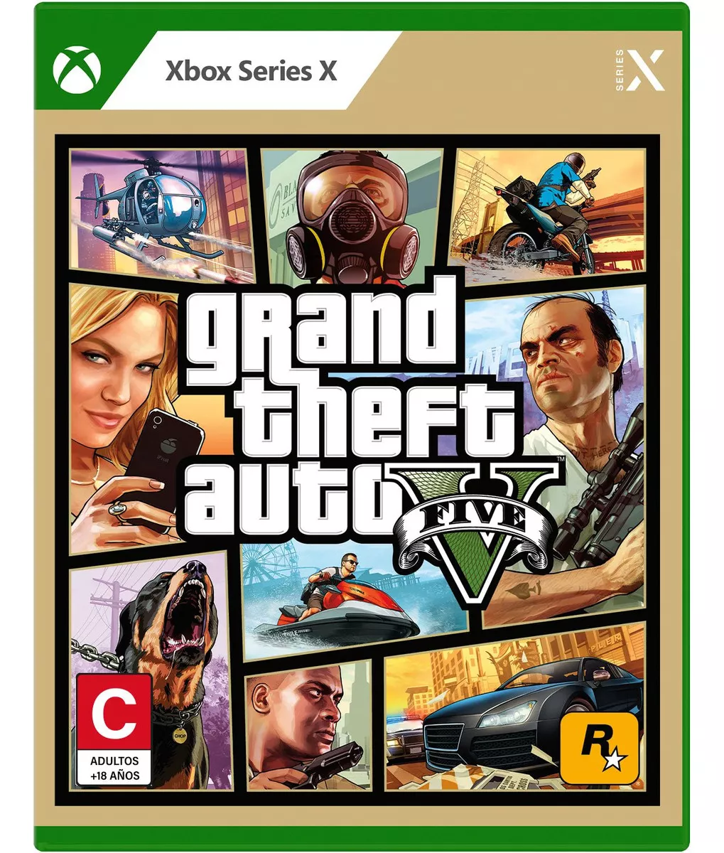Grand Theft Auto V Xbox Series X F&iacute;sico Standard Edition
