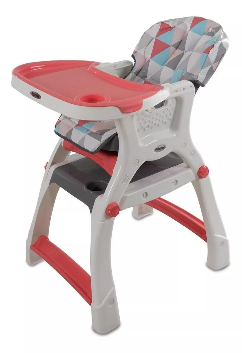 Prinsel 1055 Silla Alta Kinder City Tri&aacute;ngulos Verde color Turquesa