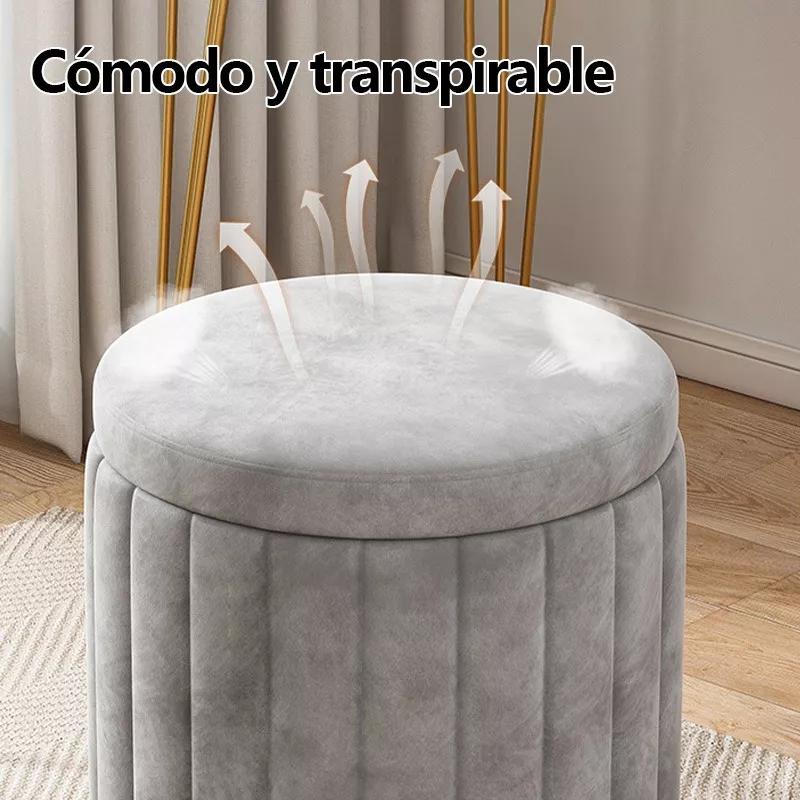Taburete De Maquillaje,taburete De Almacenamiento