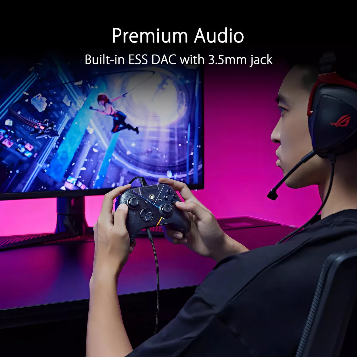 Asus Rog Raikiri Control Cable Para Pc Rog Ally Xbox