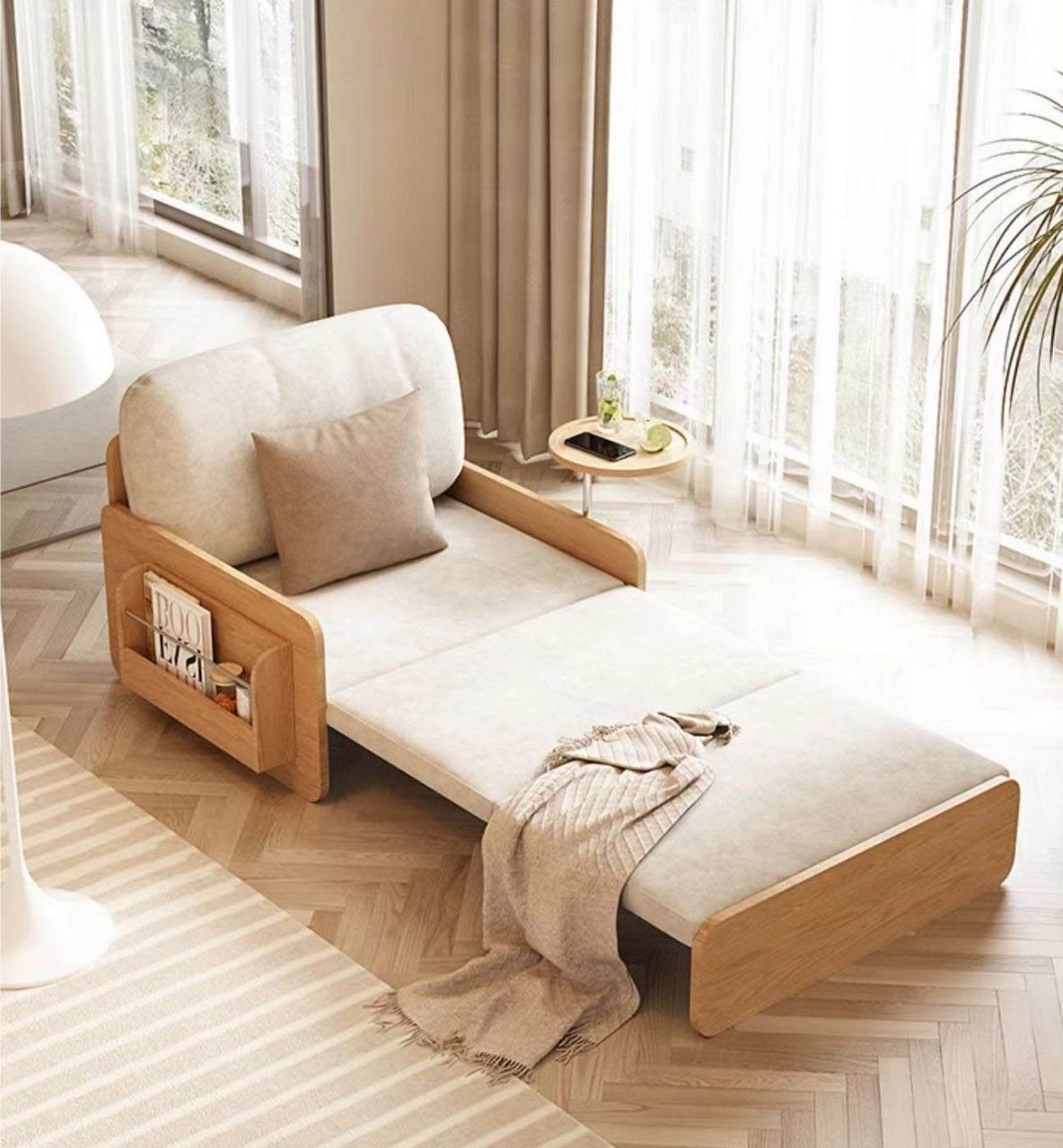 CAMA DE INVITADOS PLEGABLE MULTIFUNCIÓN LINO 4 EN 1