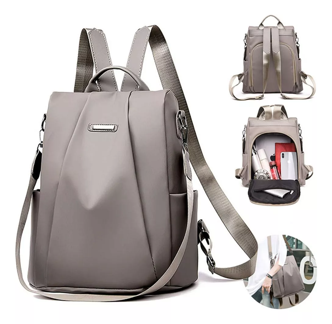 Mochila Mujer Bolsa Moda Casual Viaje Antirrobo Bolso
