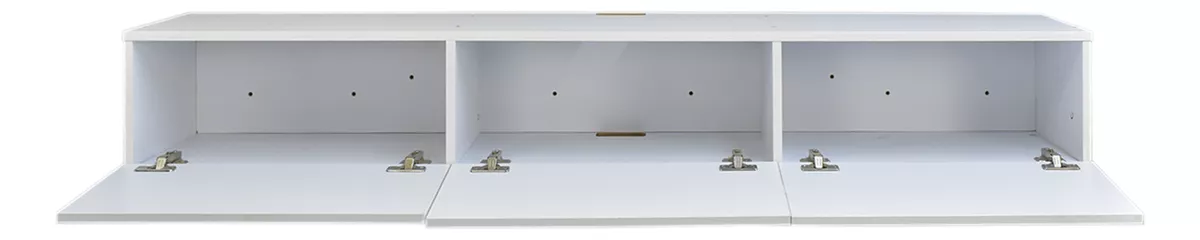 Centro De Entretenimiento Flotante Cerrado 160 Cm Para Tv