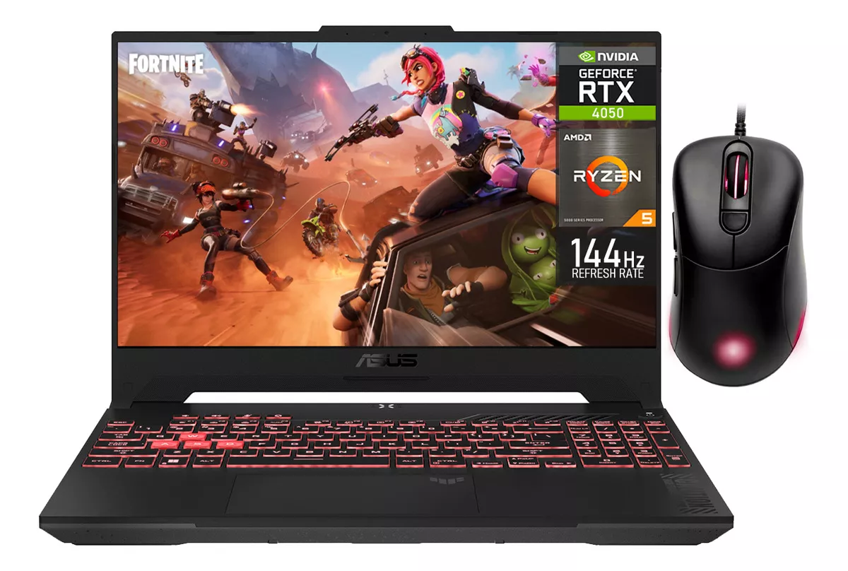 Laptop Gamer Asus Tuf Gaming A15 Nvidia Geforce Rtx 4050 Amd Ryzen 5 7535hs 32gb Ram 1.5tb Ssd 15.6 Windows 11 Mouse Dxt Gaming Teclado En Español