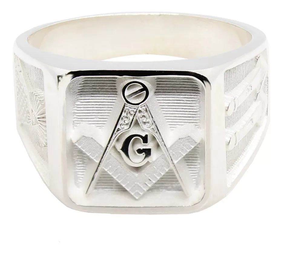 Anillo De Los Masones En Plata Ley.925