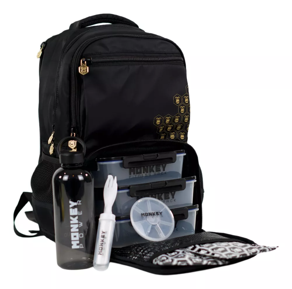 Mochila Fitness paquete Monkey Power Desmontable Recipientes