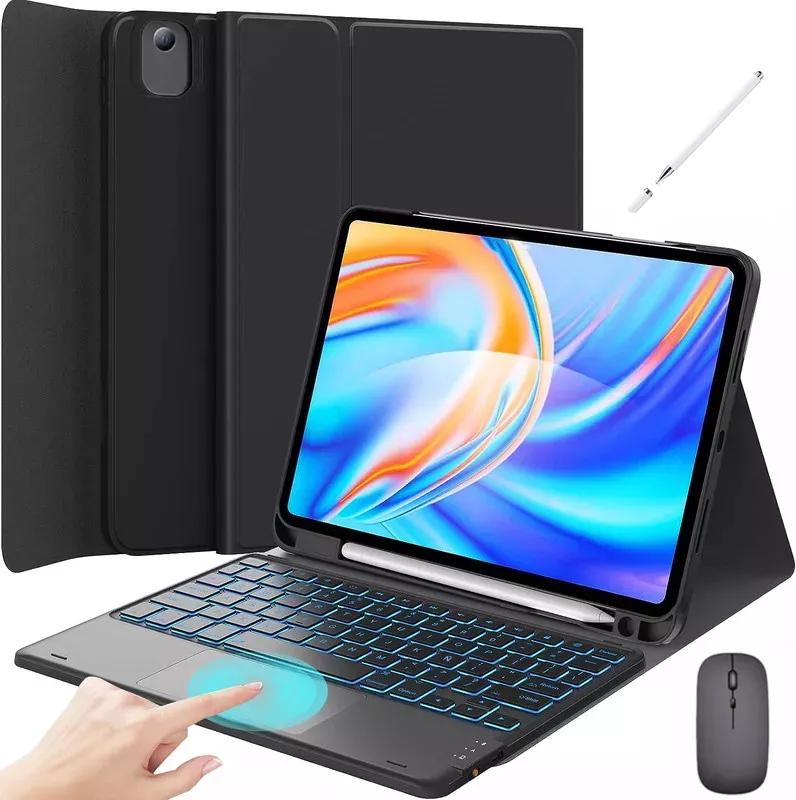 Funda Con Teclado, Mouse+lapiz Para iPad 10.2 9&ordf;/8&ordf;/7&ordf; Gen