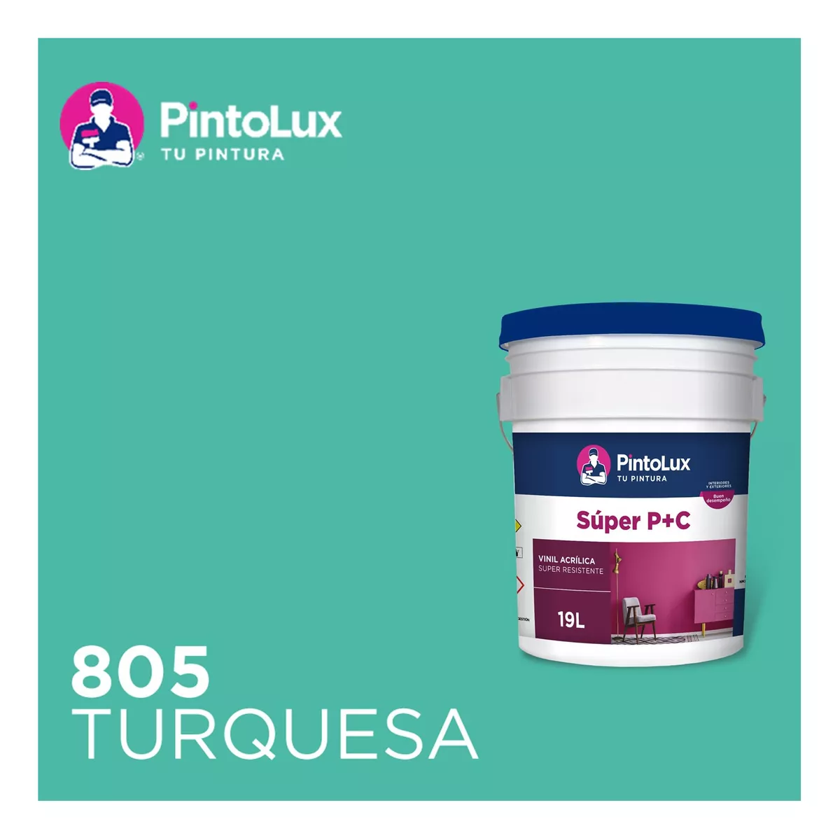 Pintura Pintolux Pc 19l Acrílica