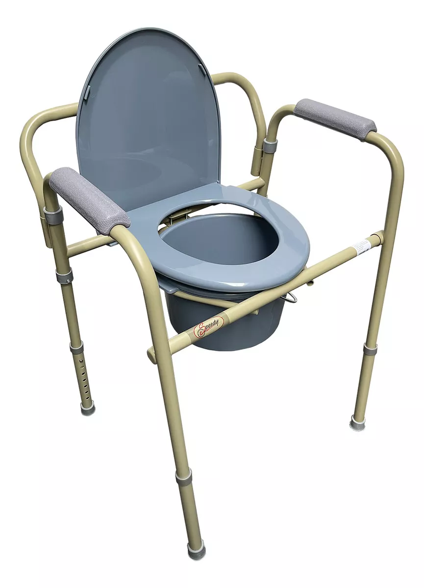 Silla C&oacute;modo Aumento Para Ba&ntilde;o Ducha Plegable 3 En 1 Anciano Medimetrics SPC6002