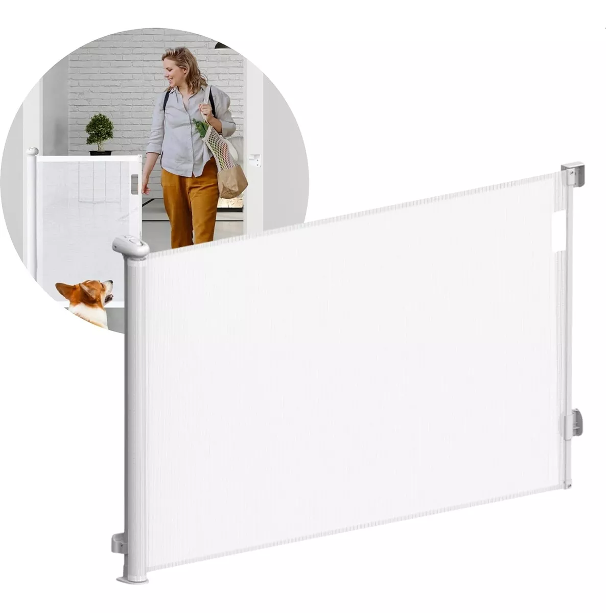 Reja Puerta D Malla Seguridad P/beb&eacute; Mascota Ajustable 180cm