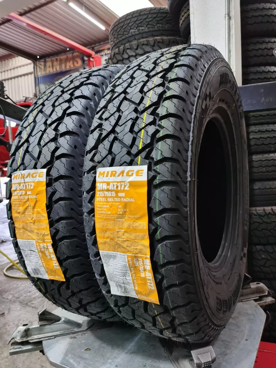 Paquete 2 Llantas 215/75 R15 Mirage Mr-at172 100s