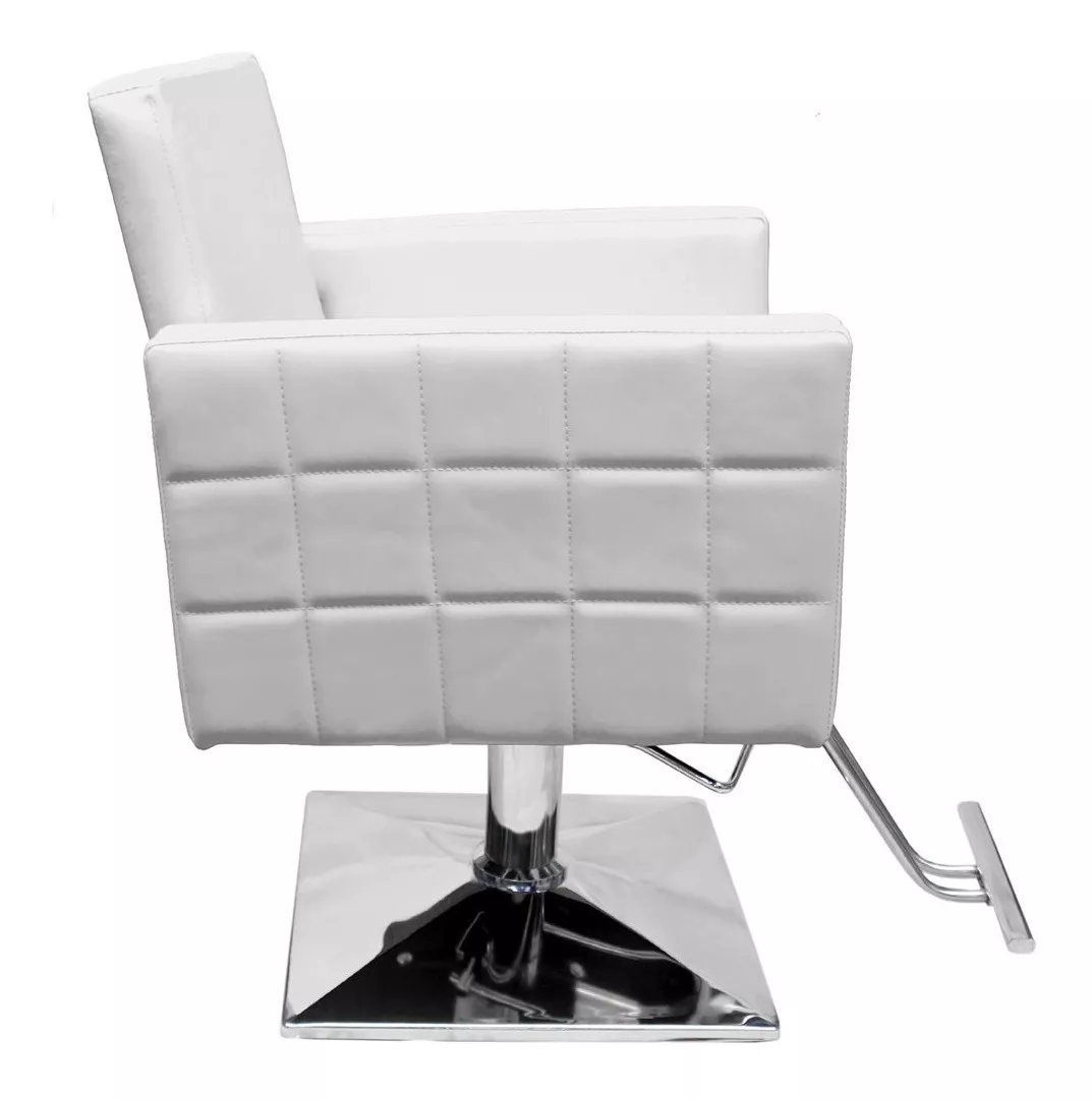Silla Barberia Estetica Sillon Cuadrado Salon Hidráulico Spa