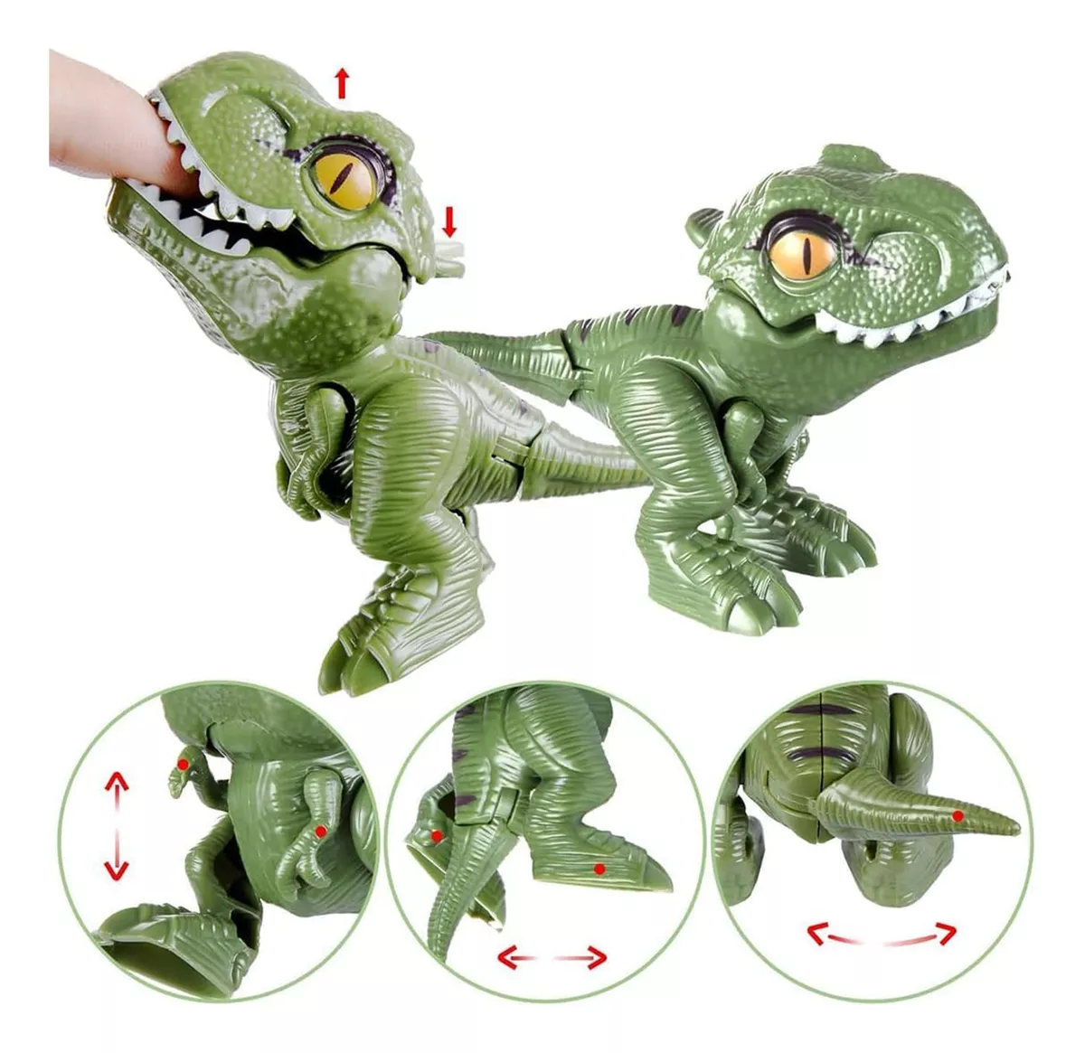 Dedos Dinosaurio Juguetes De Que Se Estira Para Paquete10pcs