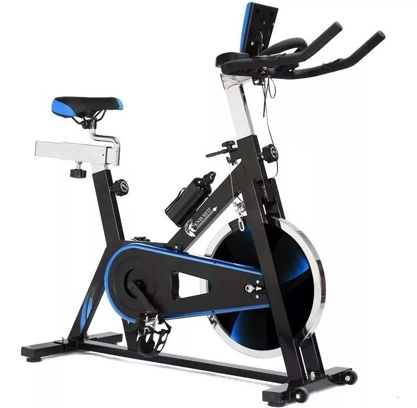 Bicicleta Estatica Centurfit 18kg Profesional Uso Rudo Fija color Azul marino