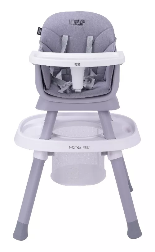 Lifestyle By Infanti Manes color Gris Silla Alta Para Beb&eacute; 7 En 1