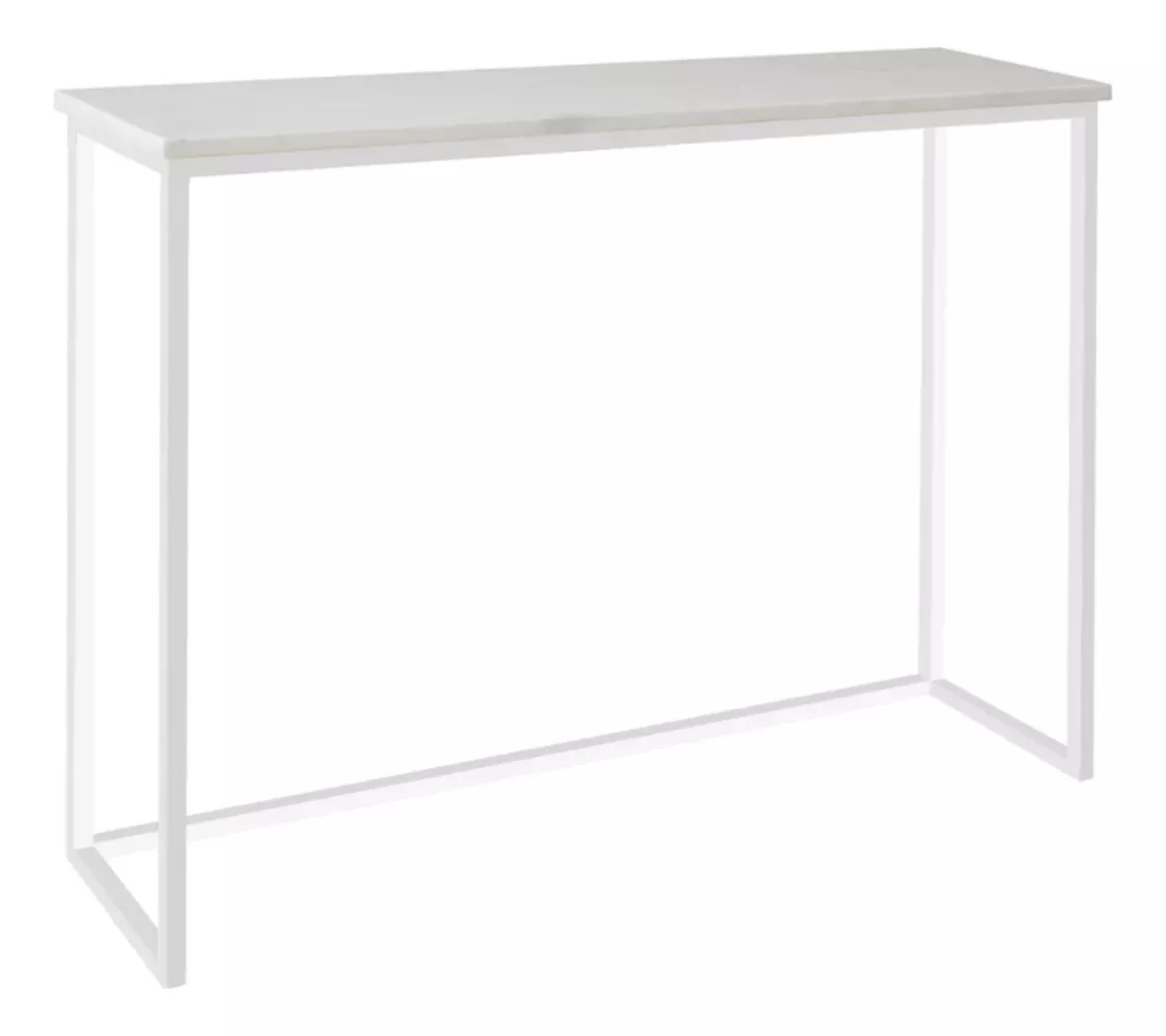 Mesa Consola Auxiliar Decorativa Minimalista Estilo Marmol