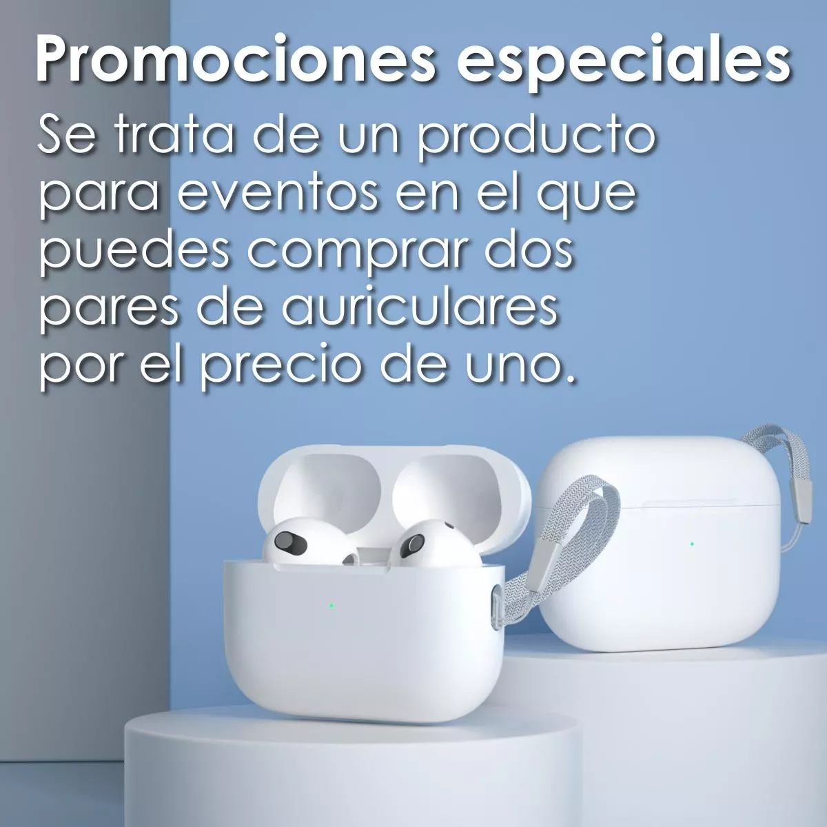 2 Pcs Audífonos Bluetooth Compatible iPhone Xiaomi Android