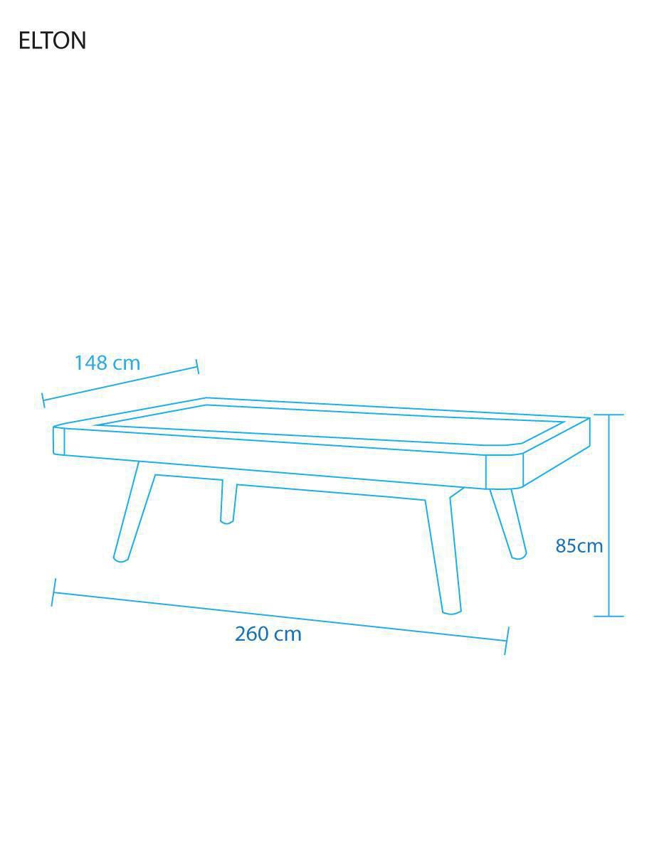 Mesa de billar de madera HB