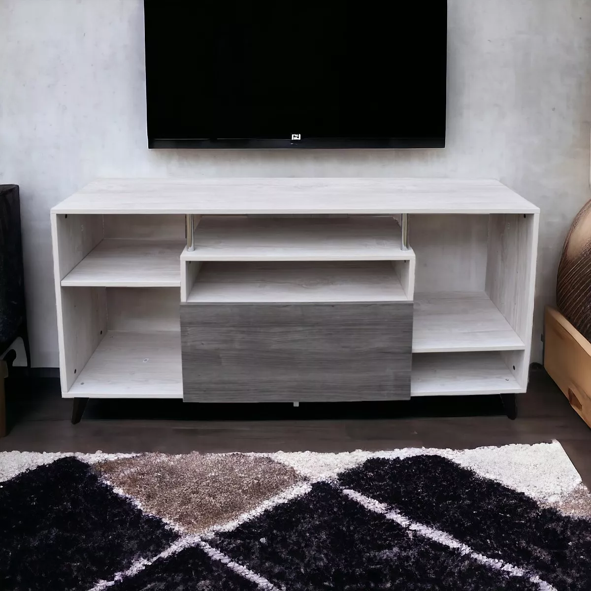 Centro De Entretenimiento Ibiza, Mueble Tv, 80 Alto, Hogare