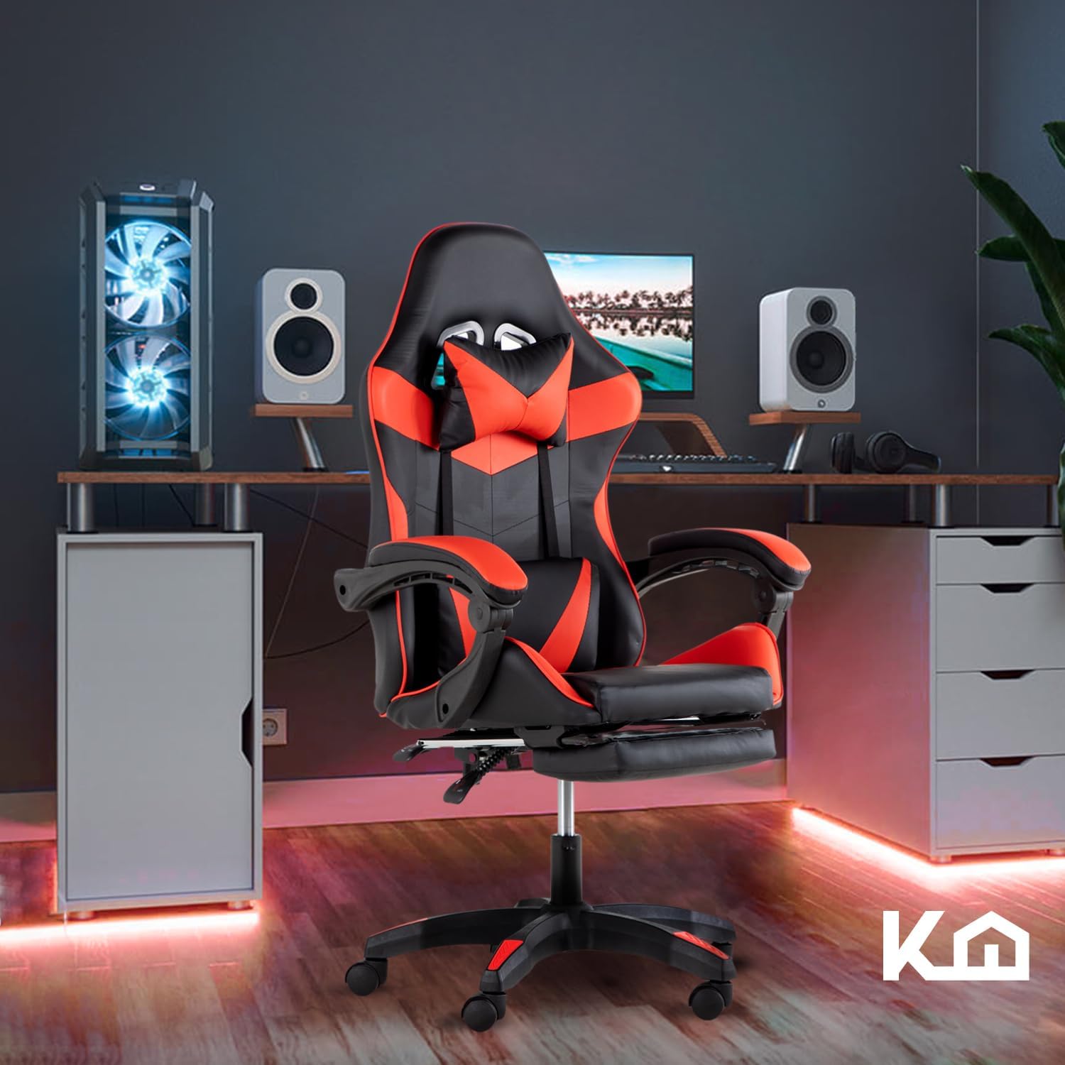Kingshouse | Silla ergonómica reclinable para juegos