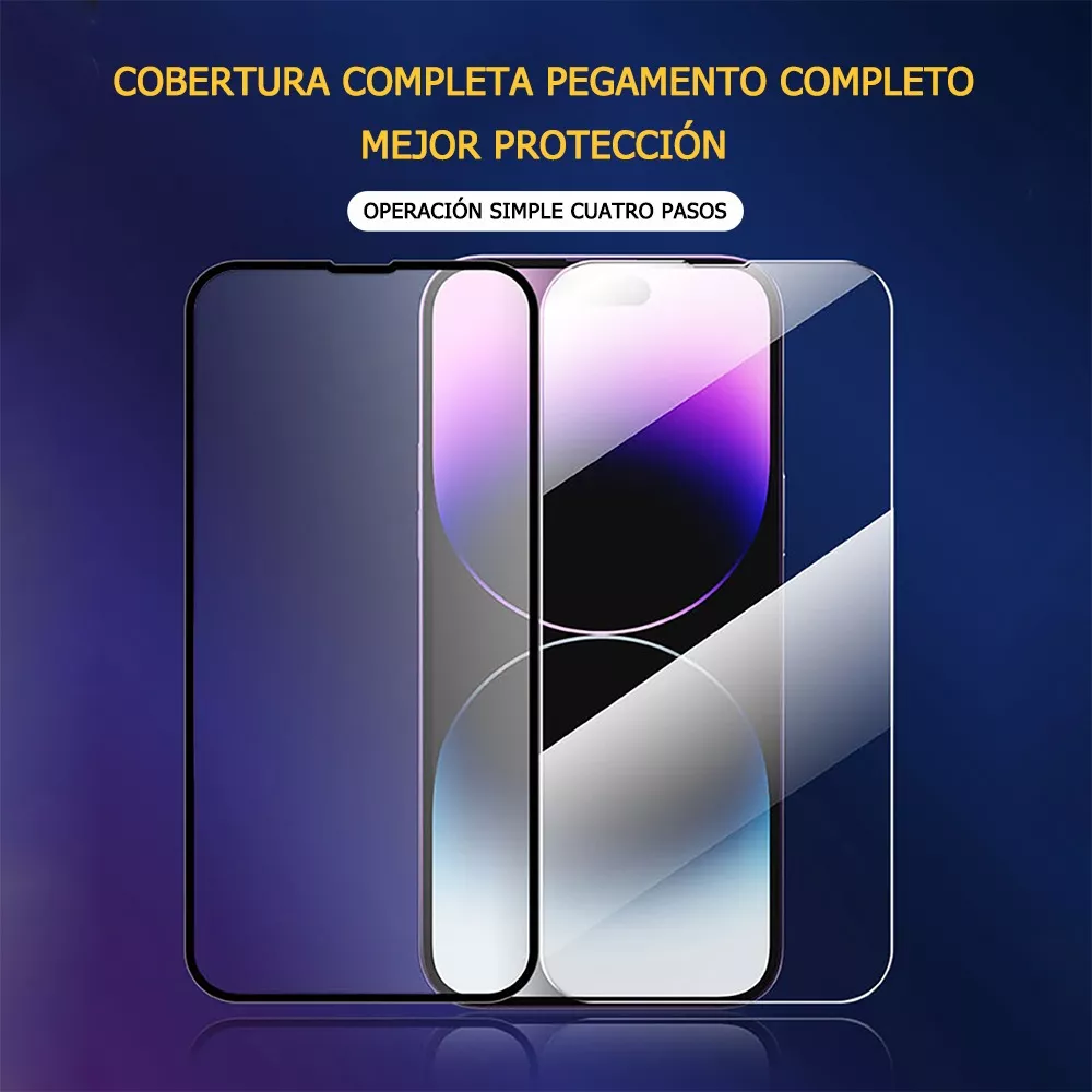 2 Piezas Mica Cristal Templado Hd Para iPhone