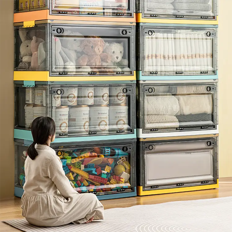 Collapsible almacenamiento Bins Set (paquete de 3)