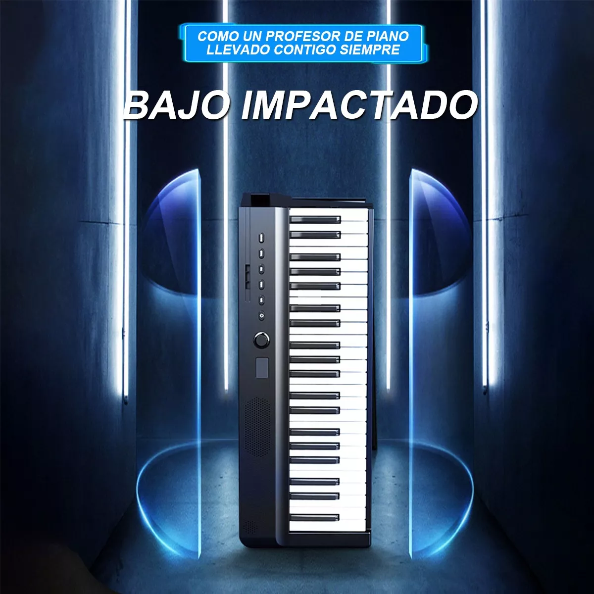 Teclado Musical Plegable Electrónico De 88 Teclas