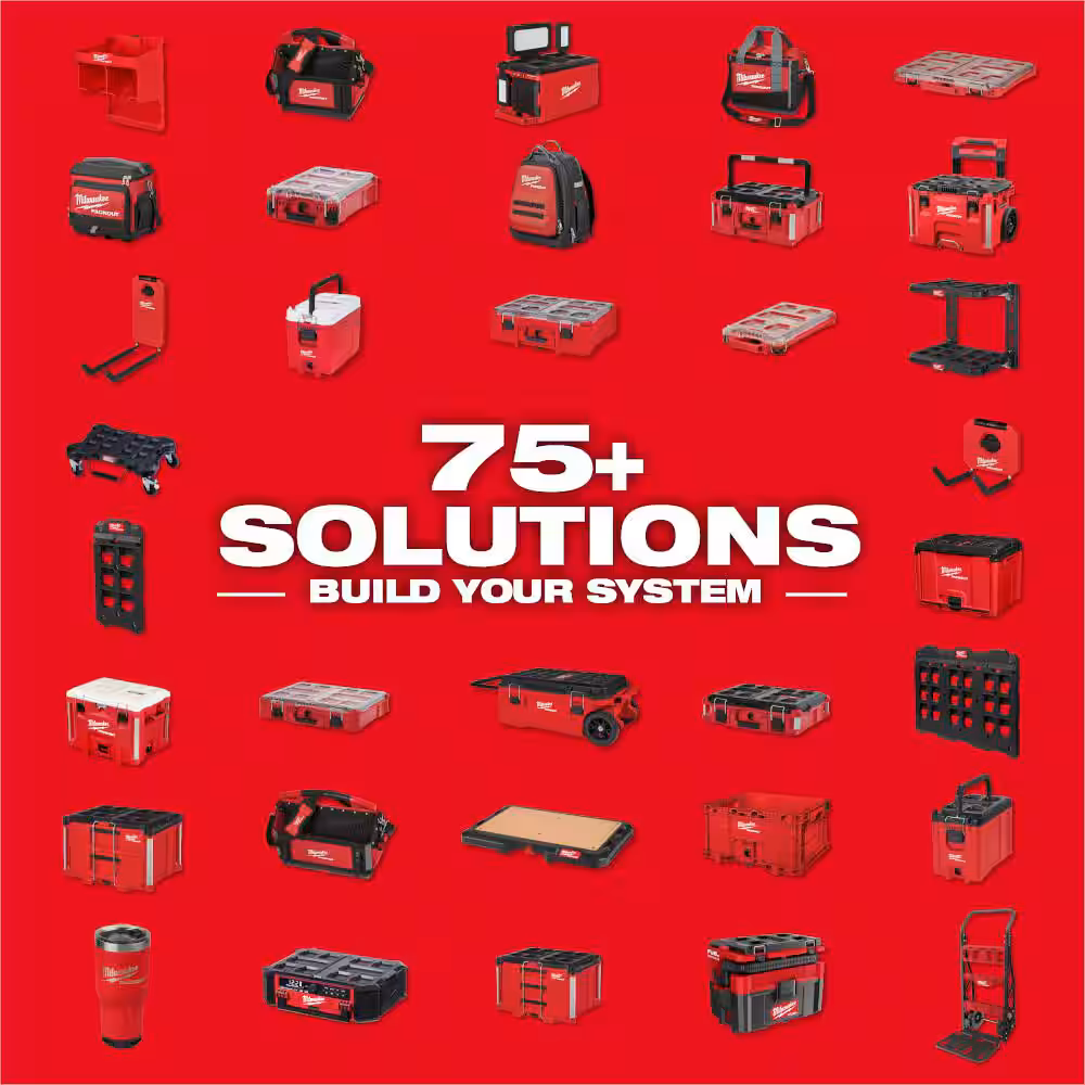 Milwaukee PACKOUT 22 in. Rolling Modular Tool Box Low Profile Handle 48-22-8427