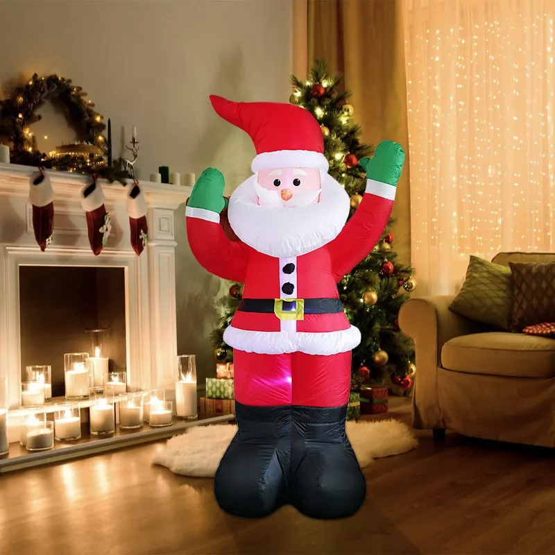 Regalos Navideños Santa Claus Inflable Navidad Muñeca 1.8m