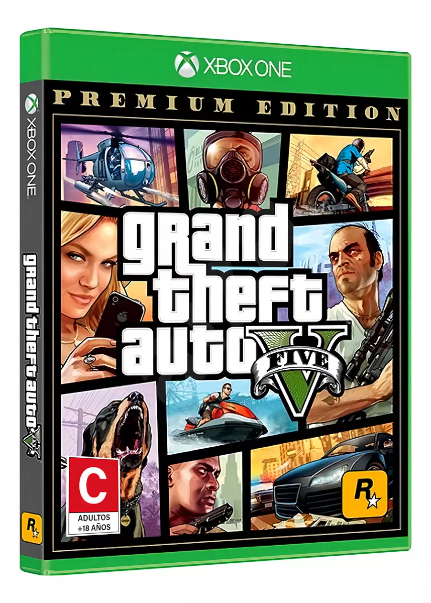Grand Theft Auto V GTA Premium Edition Rockstar Games Xbox One Físico