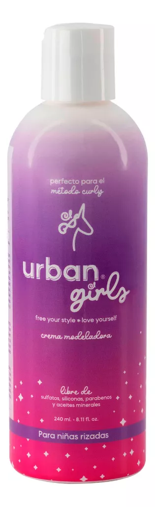 Crema Para Peinar Cabello Rizado De Ni&ntilde;a Urban Curls 240 Ml