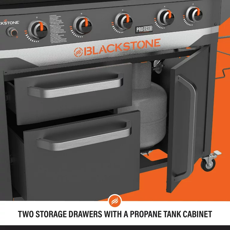 Plancha de propano Blackstone ProSeries de 5 quemadores de 28