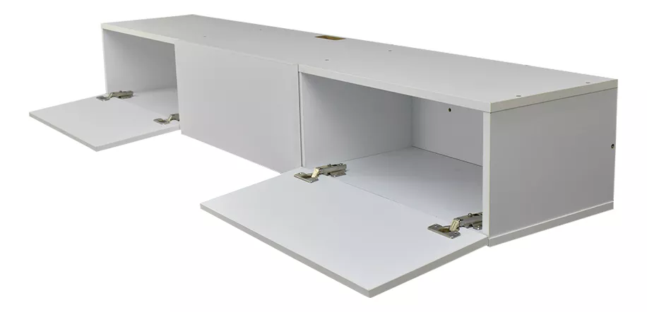 Centro De Entretenimiento Flotante Cerrado 160 Cm Para Tv