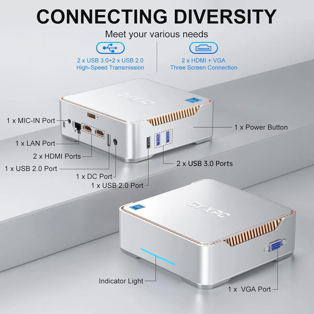 Mini Pc Intel 13th Gen Twin Lake N150 16gb Ram 256gb Ssd W11