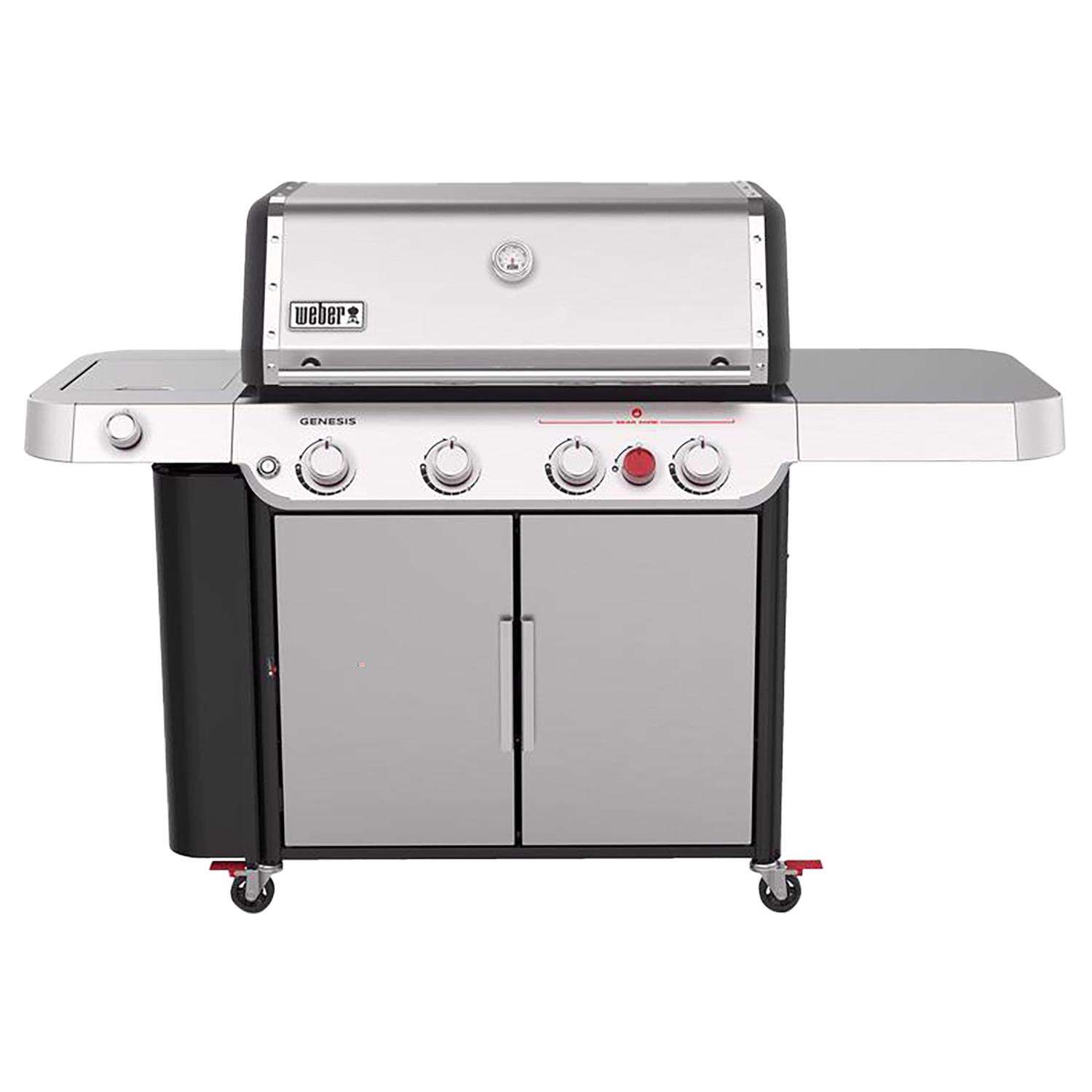 Weber Genesis S-435 4 Burner Liquid Propane Grill acero inoxidable