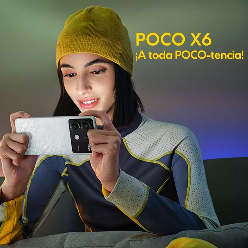 Celular Xiaomi Poco X6 5g Dual Sim 256gb Global 8gb Ram Snapdragone 7s Gen2 Nfc 6.67'' 120hz 5100mah 64mp Ois