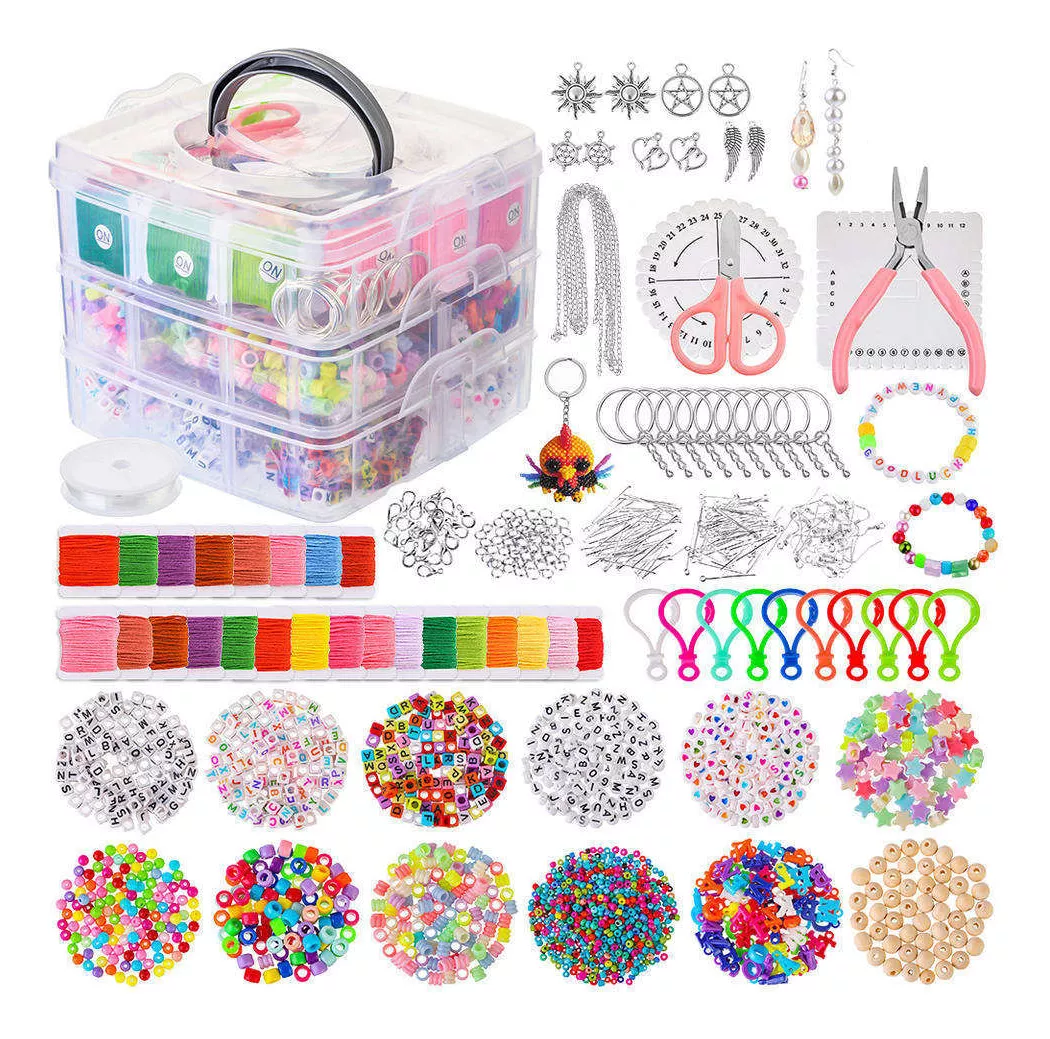 kit De Fabricaci&oacute;n De Joyas De Pulsera Diy De 4655 Piezas