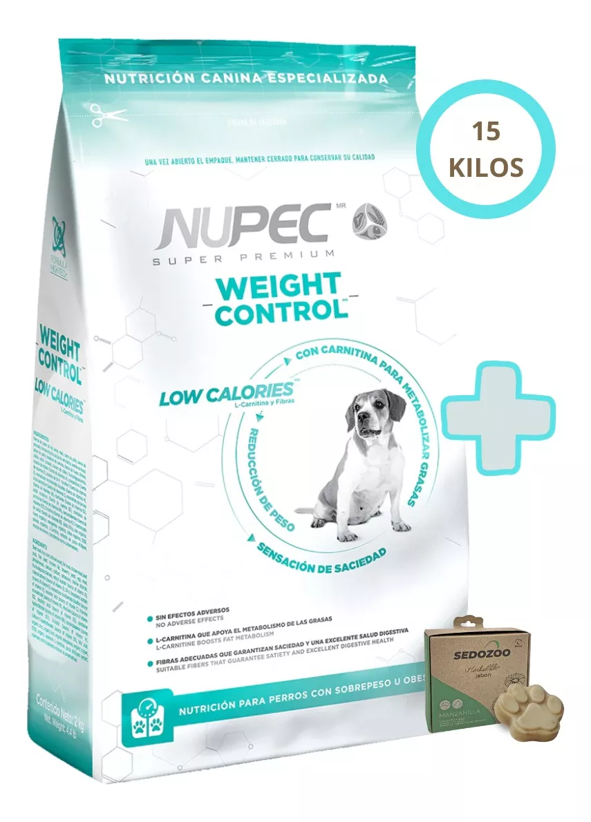Croquetas Nupec Weight Control 15kg + Regalo Para Tu Perro