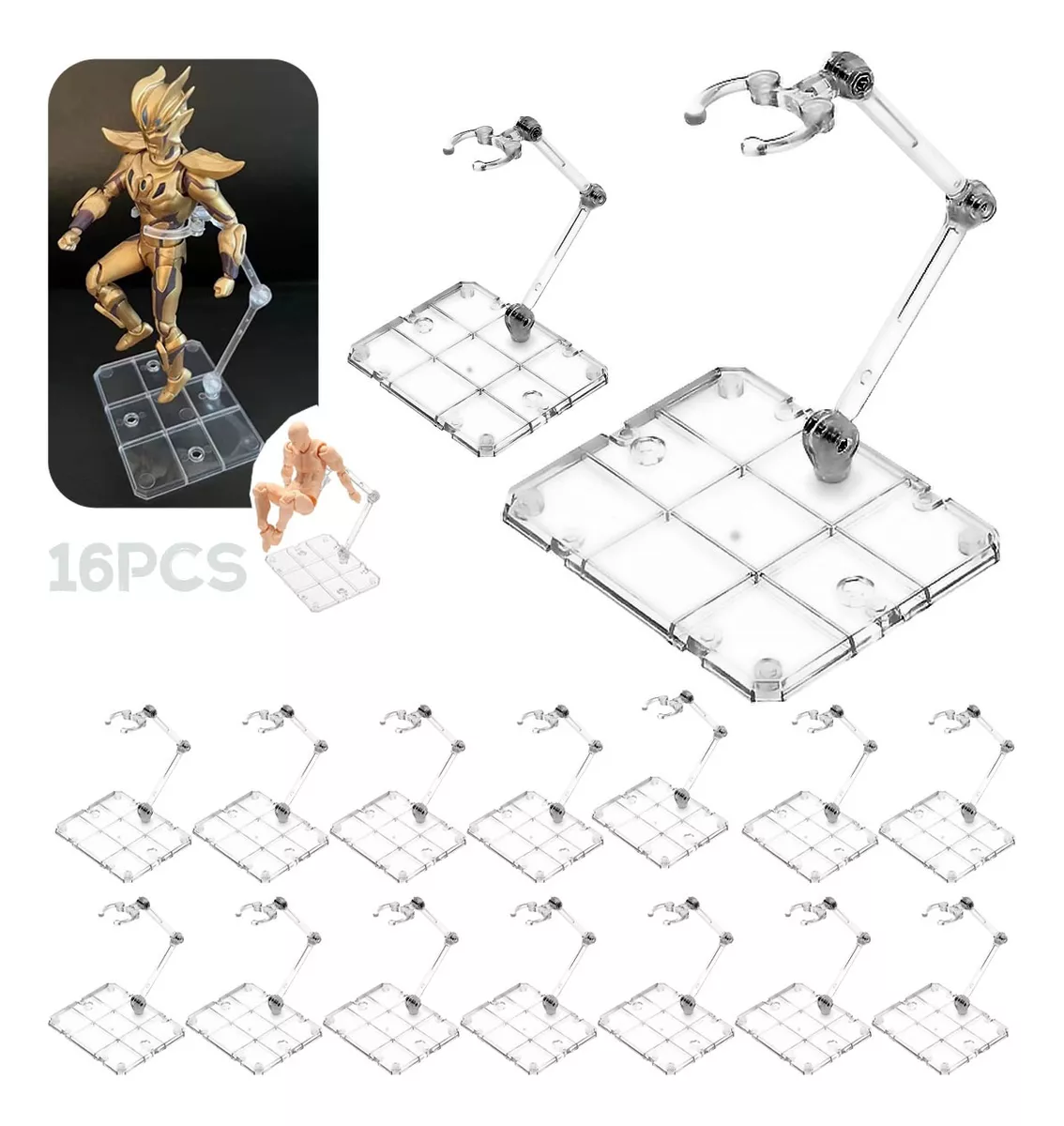 16pcs Base Soporte Para Figuras De Acci&oacute;n Marvel