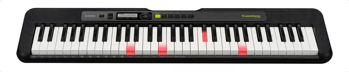 Teclado musical Casio Key Lighting LK-S250 negro