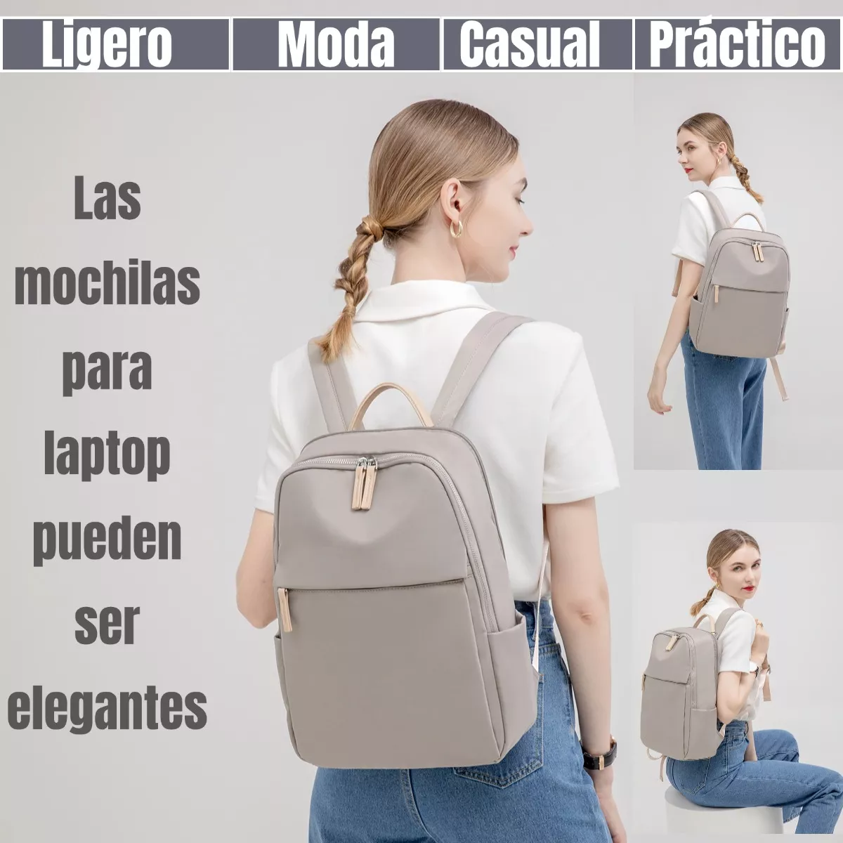 Mochila Para Laptop Mujer,mochila De Viaje Para Laptop 16 Pulgadas,mochilas Escolares,mochila De Negocios,mochila Blanca Rosa Negra,mochila Antirrobo