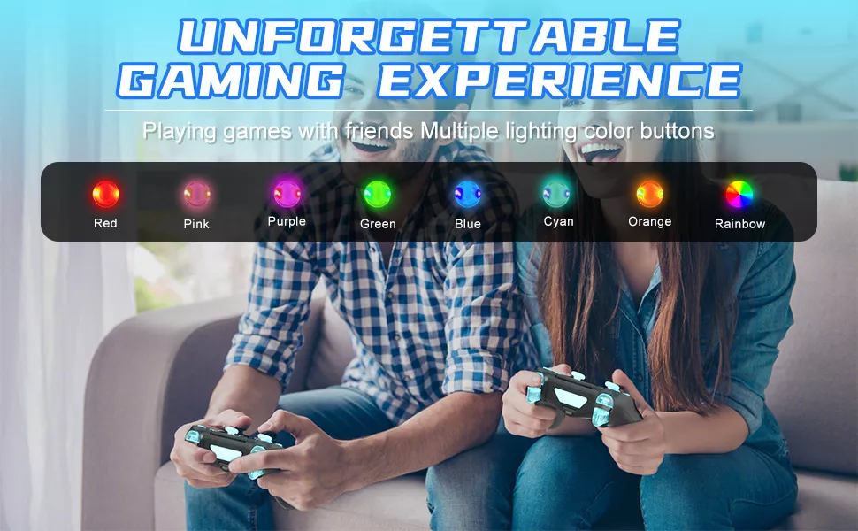 Control Rgb Inalámbrico Compatible Con Playstation 4