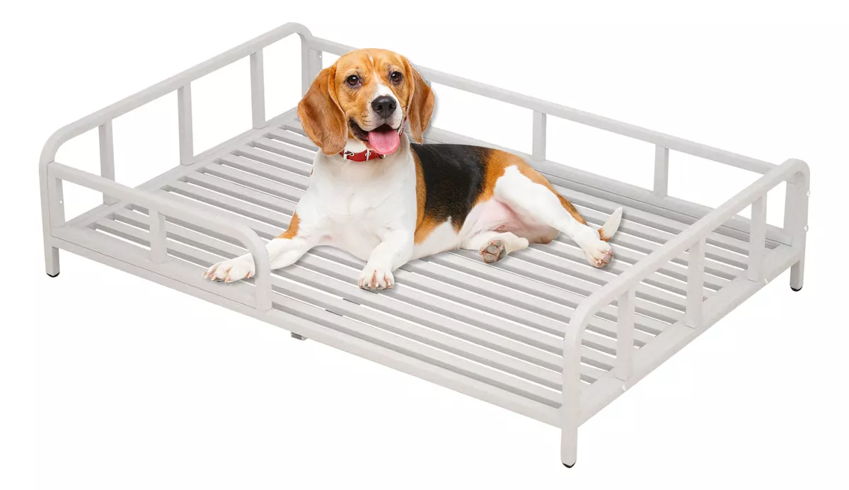 Cama Para Perro Grande Elevada Para Perros Port&aacute;til 66*48*20