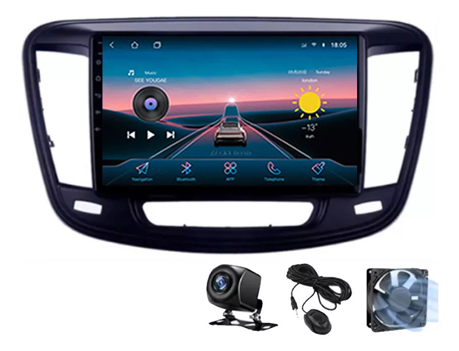 C&aacute;mara Est&eacute;reo Carplay Para Chrysler 200 200c 200s 2013-2017