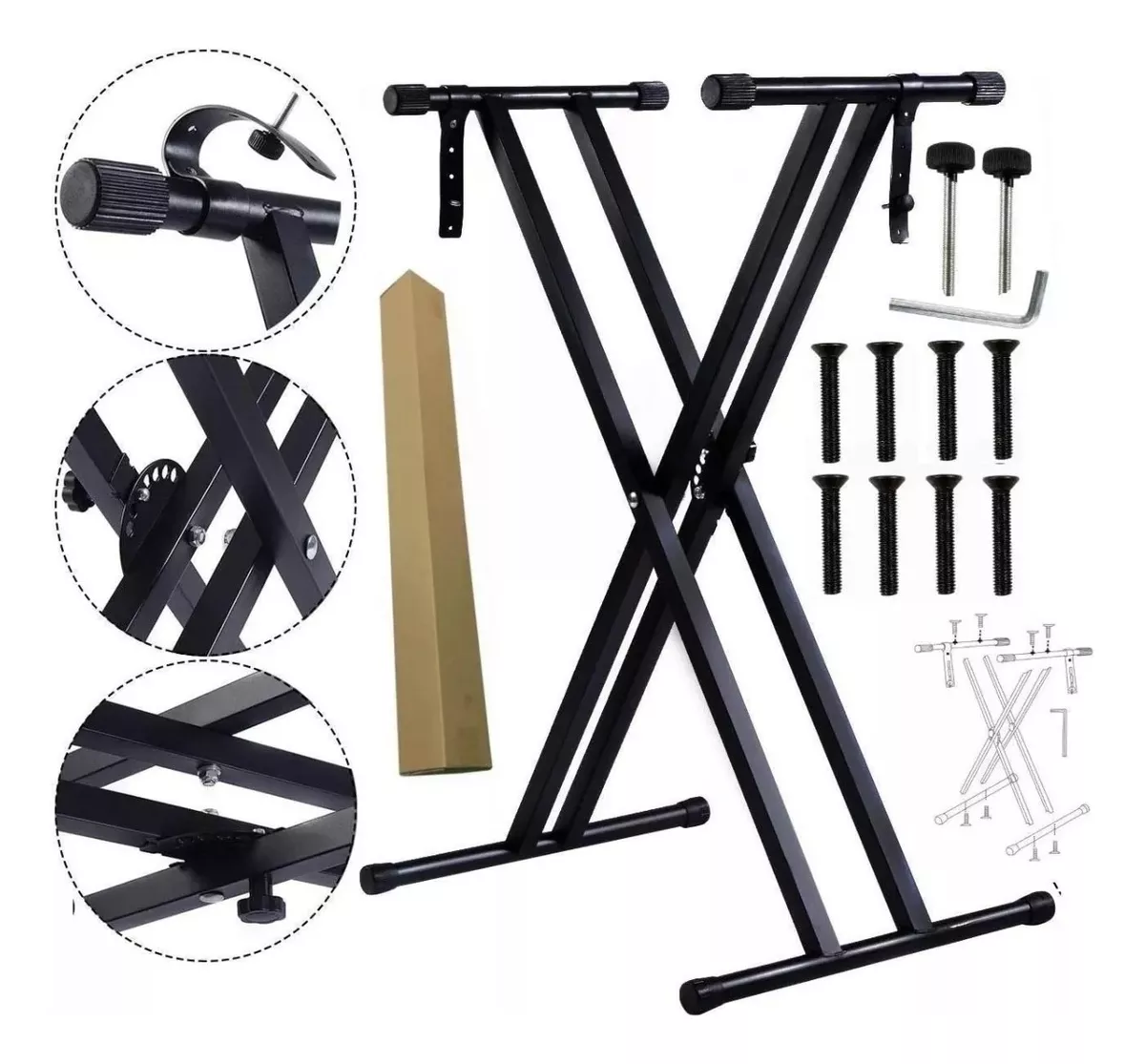 Soporte base Base Para Teclado Reforzado Plegable Q-2x